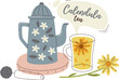 Calendula Herbal Tea Composition
