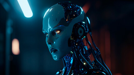 System Artificial intelligence ChatGPT Chat Bot AI , Technology smart robot Ai Chat GPT application software , robot application Chat GPT. Generative AI