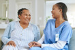 © S Fanti/peopleimages.com - Getting this understood. Shot of a nurse speaking to her female patient.