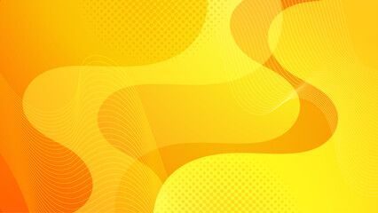 liquid yellow color background design. fluid gradient composition. creative illustration for poster,