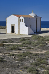 Wall Mural - Church of Our Lady of Grace, Sagres Fortress, Sagres, Vila do Bispo, Faro district, Algarve, Portugal