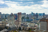 Fototapeta Nowy Jork - Kyiv, Ukraine - April 24, 2023: The streets of Kyiv city.