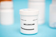 Meloxicam medication In plastic vial
