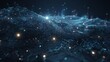 © Rudsaphon - 3d rendering abstract digital technology background. Network connection structure. Digital data visualization.Generative Ai