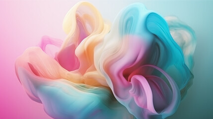 Wall Mural - Creative abstract background. Light splash soft pastel colors.