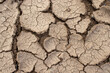 dried cracked soil. climate change and desertification.