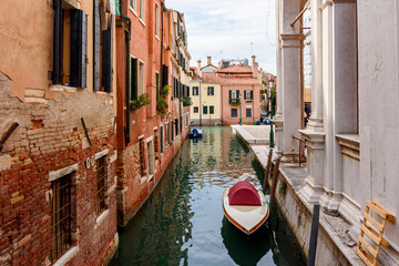 Wall Mural - Venice medieval architecture and canals in Italy