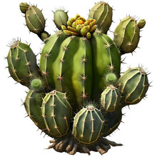 Cactus Png (created With Generative AI)