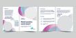 © Amber Graphics - Laundry bifold brochure template. A clean, modern, and high-quality design bifold brochure vector design. Editable and customize template brochure
