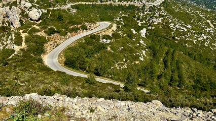 Photoraphy 17 April 2023 - the view from a small town in France called Cassis and it is a beautiful city full of nature.