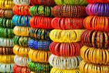 Fototapeta Tęcza - Indian Bangles in a shop