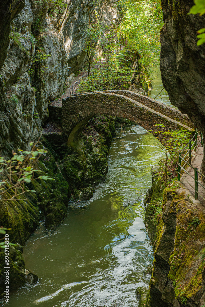 Steinbogenbr cke In Der Areuse Schlucht Im Val De Travers Kanton steinbogenbr-cke-in-der-areuse-schlucht-im-val-de-travers-kanton