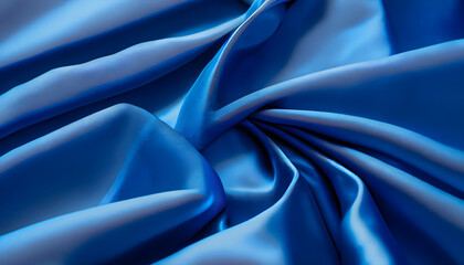 blue silk background,Vibrant blue Silk Fabric blue color space