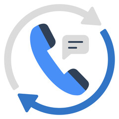 Wall Mural - an icon design of logistic call