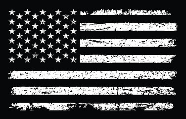 american distressed flag