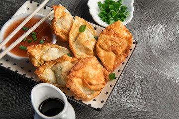 Wonton wantan chinese dim sum food dumpling street food