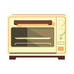 Canvas Print - Modern kitchen appliance oven icon