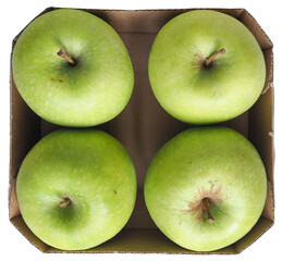 Sticker - green apples transparent PNG