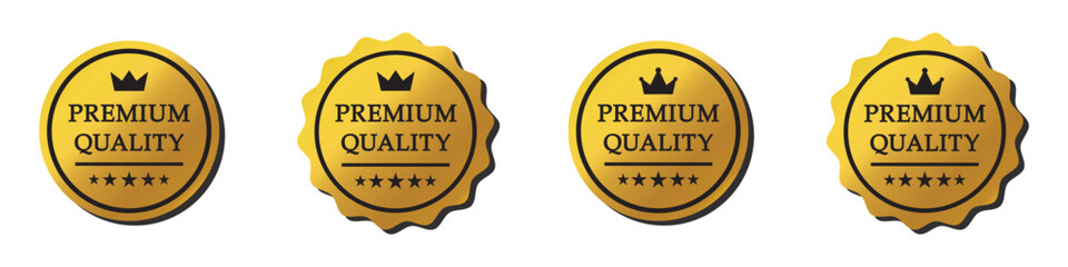 Premium quality label icon. Premium product icon, vector illustration