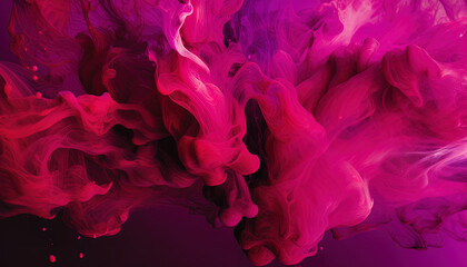 Color abstract splash background. Trendy Pantone viva magenta color