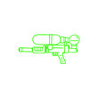© ahmad yusup - vector illustration of a toy gun