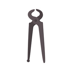 Wall Mural - Pliers icon. Flat illustration of pliers vector icon for web design