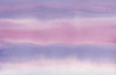 Wall Mural - abstract watercolor horizontal background with streaks, waves, gradient for postcards, invitations, 