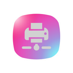 Sticker - Share Printer - Pictogram (icon) 