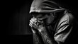 © piai - Capturing the Despair. Black and white photography, capture the stark reality of the devastating effects of substance abuse. Generative AI