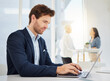 © N Felix/peopleimages.com - Serious, thinking and business man working on a laptop in a office with website data and planning. Entrepreneur, management worker and online database analyst typing on a computer for a web update