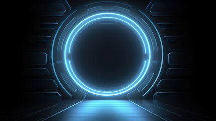 science fiction mechanical base,created with generative ai tecnology.