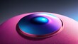An Intriguing Image Of A Pink Object With A Blue Center AI Generative