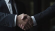 © Mr Sufi - two businessmen shaking the hands while meeting, corporate