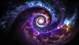 Fototapeta Kosmos - space, a black hole vortex that will take over the entire world