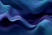 Abstract Blue Background,abstract Blue Purple Texture With Blue Wavy Waves, Generative AI
