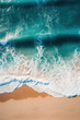 © Artem - Ocean waves on the beach, created with Generative AI technology
