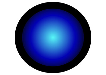 glossy button