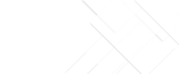 Wall Mural - abstract white background with diamond and triangle shapes layered in modern abstract pattern design