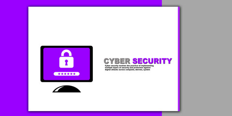 Wall Mural - 2d illustration abstract Cyber security

