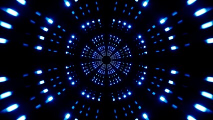 Wall Mural - Glowing Blue Multiple Dot Lamps Background