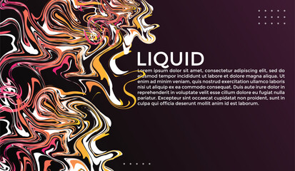 Wall Mural - liquid background