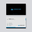 © Ahmad - Modern Business Card white and Black elegant Professional