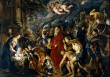 The Adoration Of The Magi By Peter Paul Rubens Oil On Canvas