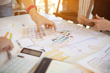 Sticker - mobile application developers are designing a ux ui system to make the display on the phone screen g
