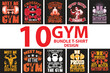 © shafiqur - gym bundle T shirt design for female and male.