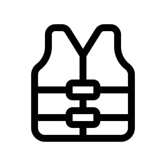 Wall Mural - Editable lifejacket vector icon. Part of a big icon set family. Perfect for web and app interfaces, presentations, infographics, etc