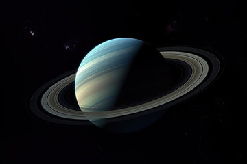 Wall Mural - unknown planet, view from space. deep space exploration. search for a planet to colonize. created wi