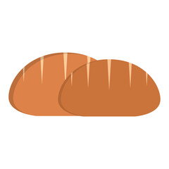 Canvas Print - Isolated colored bread icon image Vector