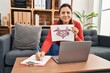 © Krakenimages.com - Middle age hispanic woman psychologist having online rorscharch test session at psychology center