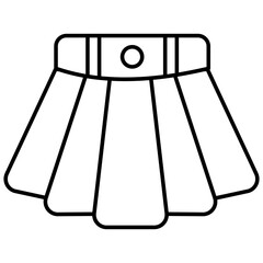 Sticker - Premium download icon of skirt